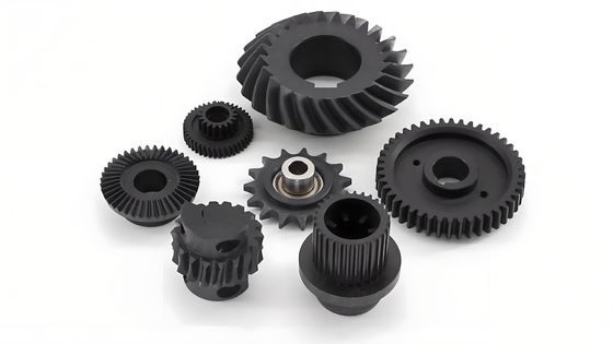 সিএনসি মেশিনযুক্ত প্লাস্টিকের যন্ত্রাংশ ট্রান্সমিশন উপাদান ইনজেকশন ছাঁচনির্মাণ